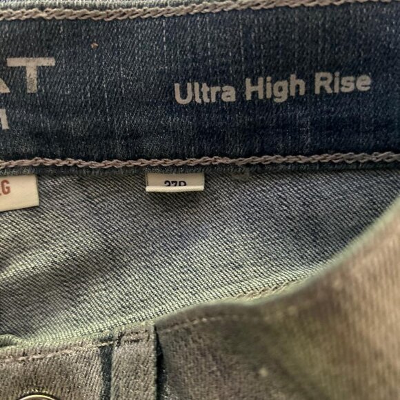 Ariat Jazmine Ultra High Rise Wide Leg Jeans Silver Gloss Size 27R NWT - Picture 10 of 11